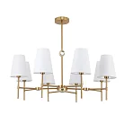 Люстра на штанге Arte Lamp A4104LM-8PB DANIELLA