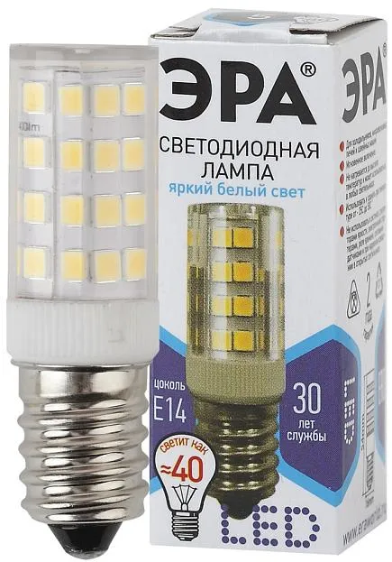 Лампочка светодиодная ЭРА LED T25-5W-CORN-840-E14