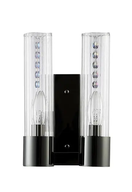 Бра Crystal Lux OTONO AP2 BLACK CHROMIUM/TRANSPARENTE Бра Crystal Lux OTONO AP2 BLACK CHROMIUM/TRANSPARENTE
