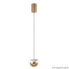 Подвесной светодиодный светильник Crystal Lux Astra SP Led Gold