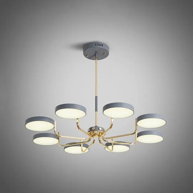 Люстра на штанге TAVIS D93 Gray ImperiumLoft 229002-26 TAVIS01