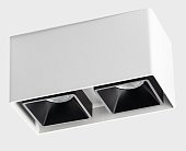 Потолочный светильник ITALLINE FASHION FX2 white + FASHION FXR black - 2шт.