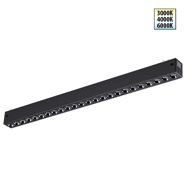 Трековый светильник IP20 LED 3000К-6000К 24W Novotech 359932 VECTOR