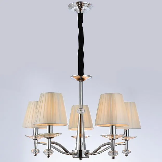 Подвесная люстра ILLUMICO IL1151-5PPA-29 CR Romei Подвесная люстра ILLUMICO IL1151-5PPA-29 CR Romei