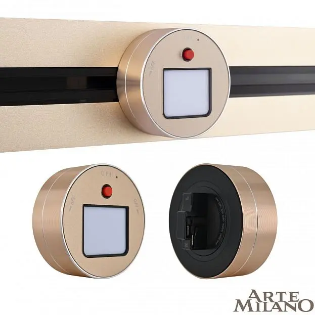 Трековый светильник, 3W 250V Arte Milano 380011TL/Light Gold Am Трековый светильник, 3W 250V Arte Milano 380011TL/Light Gold Am
