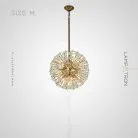 Люстра MOIRA BALL 15 ламп. Lampatron 4146-10248