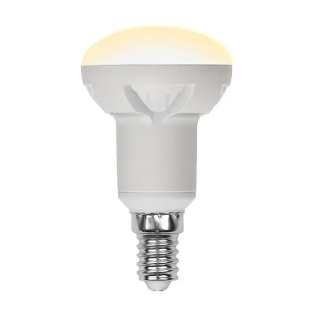 Лампочка светодиодная Uniel LED-R50 7W/3000K/E14/FR/DIM PLP01WH картон Лампочка светодиодная Uniel LED-R50 7W/3000K/E14/FR/DIM PLP01WH картон