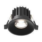 Встраиваемый светильник Maytoni DL058-12W-DTW-B Round