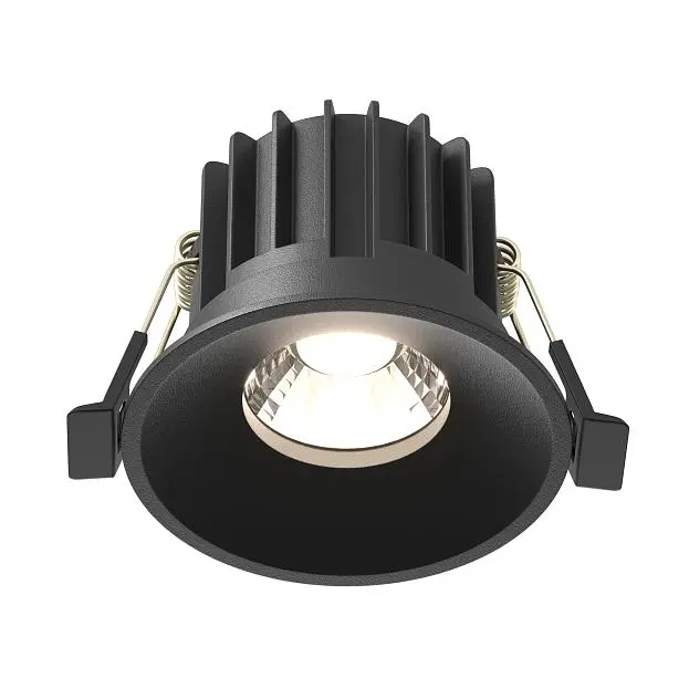 Встраиваемый светильник Maytoni DL058-12W-DTW-B Round