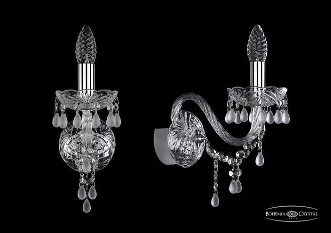 Бра хрустальное Bohemia 1410B/1/160 Ni V0300 Бра хрустальное Bohemia 1410B/1/160 Ni V0300