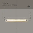 Реечный, рядный светильник VALBERG Тип B. Размер S. Цвет Черный + Латунь Lampatron 6769-18509