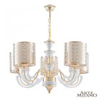 Люстра подвесная с плафонами 308857/5 Wh/Gd Arte Milano Florentia