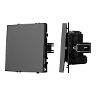 Механизм выключателя одноклавишный перекрёстный SWT-NOBE-MKX1-SFPL-GR (230V, 10A) Arlight 054251