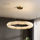 Кольцевые люстры и светильники NELIUS WAVY Тип B. Размер L Lampatron nelius-wavy-b-l 8999-25527
