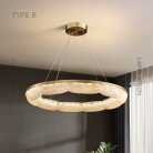 Кольцевые люстры и светильники NELIUS WAVY Тип B. Размер L Lampatron nelius-wavy-b-l 8999-25527