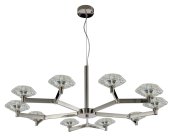 Люстра Crystal Lux REBECA SP10 NICKEL 3540/310