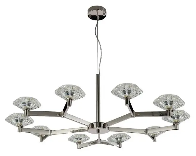 Люстра Crystal Lux REBECA SP10 NICKEL 3540/310 Люстра Crystal Lux REBECA SP10 NICKEL 3540/310