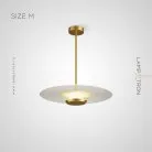 Подвесной светильник AMOS Размер M. Цвет Латунь Lampatron 7015-19298