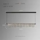 Реечный, рядный светильник DALI LONG Размер M Lampatron dali-long-m 9116-25953