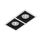 Встраиваемый светодиодный светильник LeDron BRUTAL SQ2 White-Black 4000K