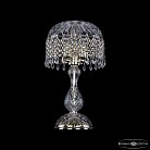 Настольная лампа хрустальная Bohemia Ivele Crystal 14781L1/25 G Drops