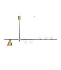 Подвесной светильник Lumina Deco LDP 6043-6 BK+MD Renzo