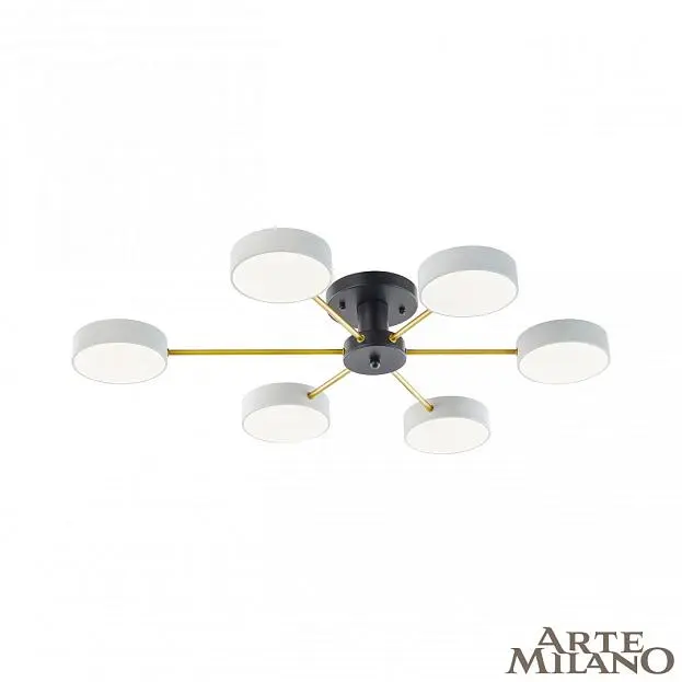Светильник светодиодный 252006/6 Bk/Wh Arte Milano Ferrara Светильник светодиодный 252006/6 Bk/Wh Arte Milano Ferrara