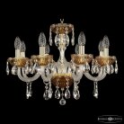 Люстра Bohemia Ivele Crystal  5417/8/195 G Amber/M-1G