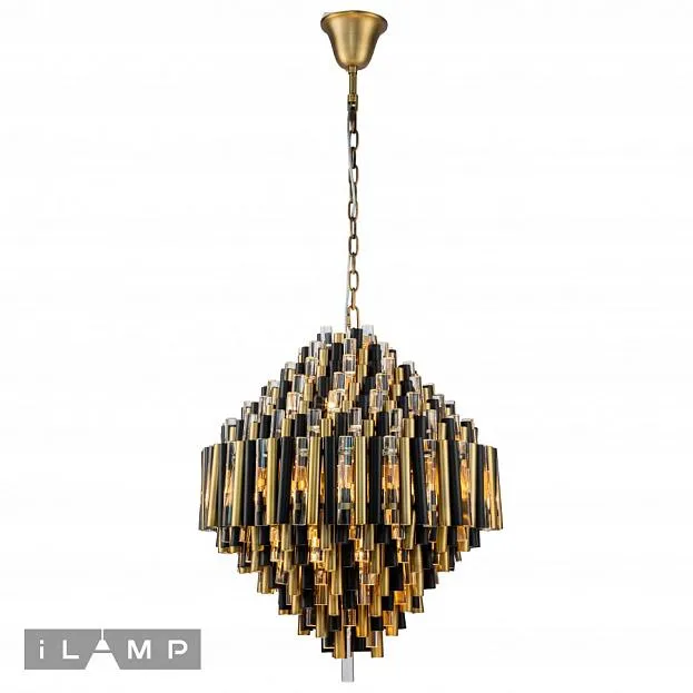 Подвесная люстра iLamp 097D-12 MBR+BK Tribeca