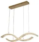 Подвесной cветильник Newport 8242N/110 gold 8240