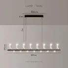 Реечный, рядный светильник DAGGRY 15 (8+7) ламп Lampatron 8275-22558