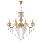 Люстра с хрустальными подвесками Bohemia Ivele Crystal AL78101/8/250 B GW