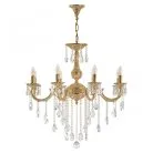 Люстра с хрустальными подвесками Bohemia Ivele Crystal AL78101/8/250 B GW