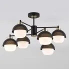 Потолочная люстра Eurosvet 70106/6 черный Nocciola a044934