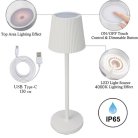 Уличный настольный светильник Arte Lamp A1616LT-1WH FUYUE