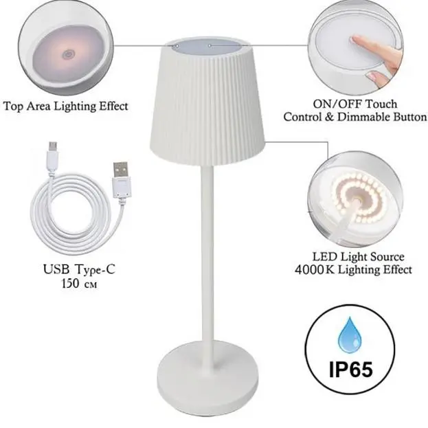Уличный настольный светильник Arte Lamp A1616LT-1WH FUYUE Уличный настольный светильник Arte Lamp A1616LT-1WH FUYUE