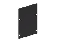 Боковая глухая заглушка для профиля Donel DNCAP18516RAL9005 DN8ALE