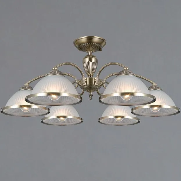 Потолочная люстра ILLUMICO IL0596-6CSQ-25 AB AREZZO Потолочная люстра ILLUMICO IL0596-6CSQ-25 AB AREZZO