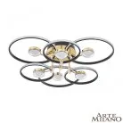 Потолочная люстра Arte Milano 276140/6+6 BK/GD Ferrara-76140