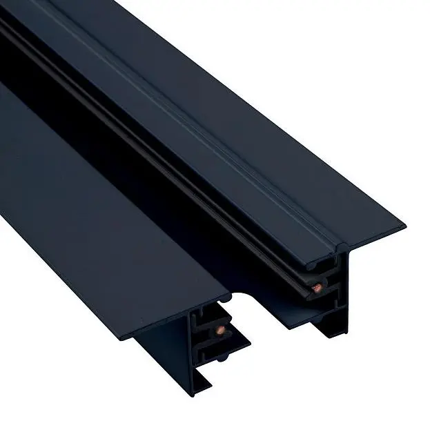 Трековая система Nowodvorski PROFILE RECESSED TRACK BLACK 1 METER 9013 Трековая система Nowodvorski PROFILE RECESSED TRACK BLACK 1 METER 9013