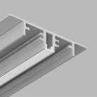 Встраиваемый профиль под шпаклевку 2,5м Ledron АВД-7712 Alum