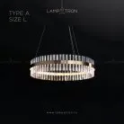 Кольцевые люстры и светильники SALMINA Тип A. Размер L Lampatron 4683-11833