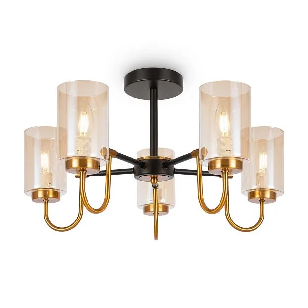 Потолочная люстра Freya FR5321CL-05BZ Jewel Потолочная люстра Freya FR5321CL-05BZ Jewel