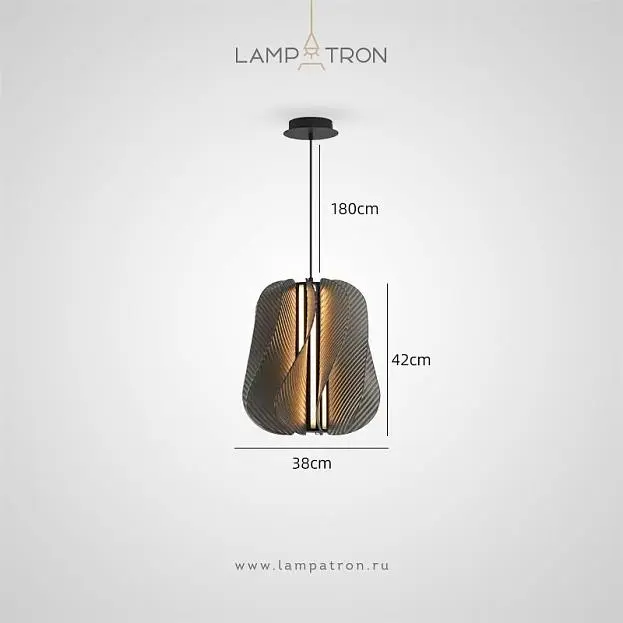 Подвесной светильник VOLGER Тип A. Цвет дымчато-серый Lampatron 8675-24250 Подвесной светильник VOLGER Тип A. Цвет дымчато-серый Lampatron 8675-24250
