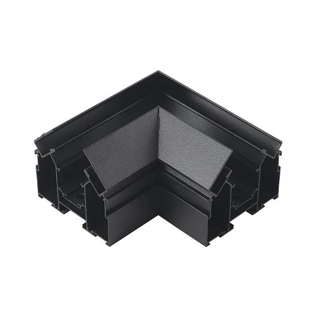 Угол соединительный для встраиваемого магнитного трека в натяжной ПВХ потолок Crystal Lux CLT 0.234 01 BL SPACE