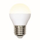 Лампочка светодиодная Uniel LED-G45-6W/WW/E27/FR/MB PLM11WH картон