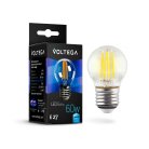 Светодиодная лампа Voltega 7024 Crystal Globe 6W 4000K E27 VG10-G1E27cold6W-F