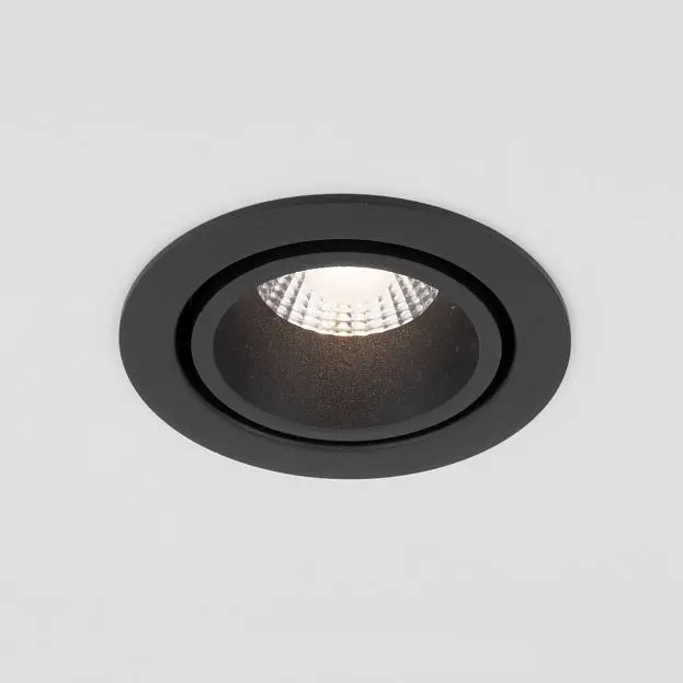 Встраиваемый светодиодный светильник 7W 3000K черный Elektrostandard 15267/LED Nulla a063972 Встраиваемый светодиодный светильник 7W 3000K черный Elektrostandard 15267/LED Nulla a063972