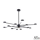 Люстра APL LED 3307.6296-12 Black Ferrara