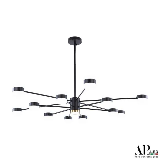Люстра APL LED 3307.6296-12 Black Ferrara